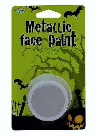 Краска серая кремообразная "грим".