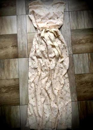 Italy, couture original, костюм из кружева, топ + юбка в пол, платье, jil sander