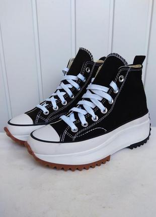 Жіночі кеди високі converse бархатные run star hike hi 166800c