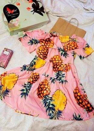 Пышное платье ананасы с-м2 фото