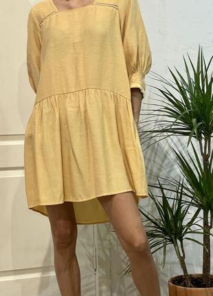Сукня жовта zara