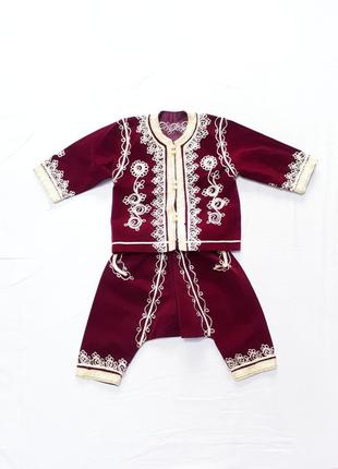 Новый бархатный костюм в восточном стиле праздничный для малыша
