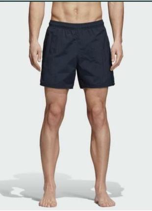 Adidas sport casual run шорты спортивные пляжные плавки темно синие новые качественные
