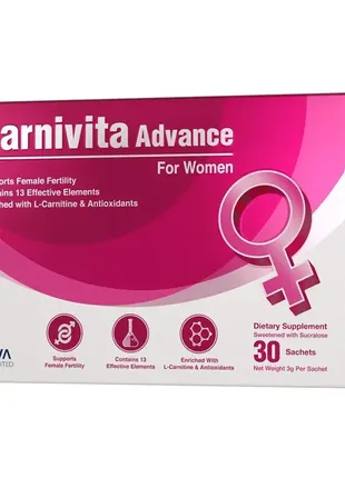 Carnivita advance for women витамины для женщин, повышение фертильности у женщин l-карнитин