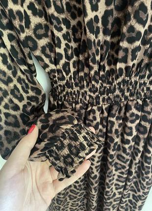 Сукня леопард 🐆 меди