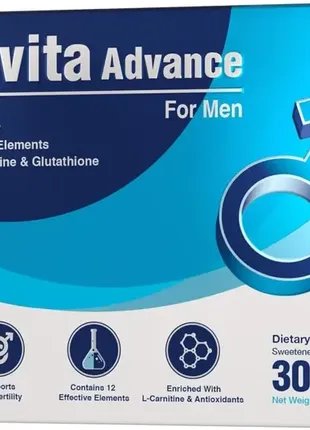 Carnivita advance for men вітаміни для чоловіків, підвищення фертильності у чоловіків l-карнітин