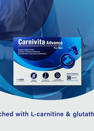 Carnivita advance for men витамины для мужчин, повышение фертильности у мужчин l-карнитин