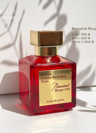 Духи парфуми Baccarat rouge 540