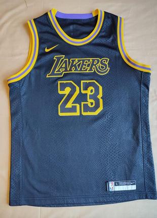 Баскетбольная майка lakers nike jersey nba