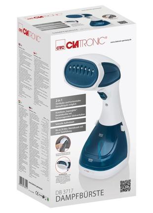 Парова щітка відпарювач для одягу clatronic db 37179 фото