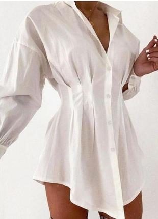 Удлиненная рубашка (платье) от zara