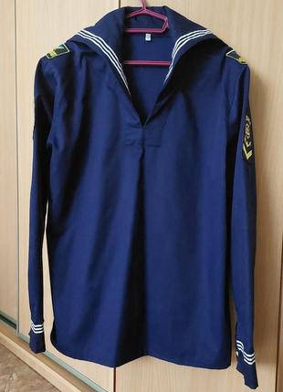 Форма курсантская морская фланка синяя новая