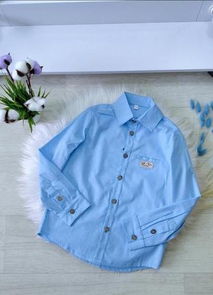 Красивая рубашка на парней в школу