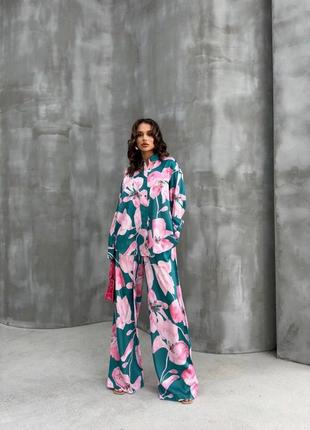 Костюм двойка, мега стильный🌿🌿🌺🌺🌸