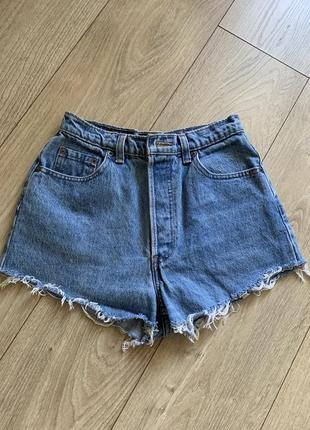 Джинсові шорти levi’s 501 zara  голубі , короткі .5 фото