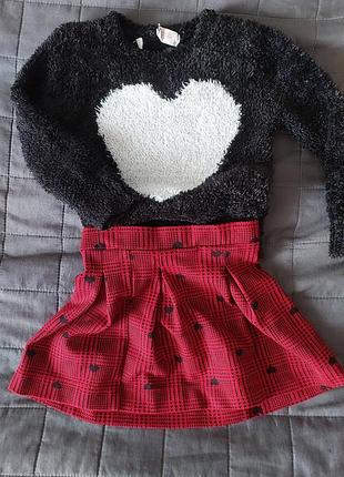 Набор юбка, кофта h&amp;m