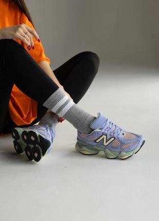 Кросівки new balance 9060 purple1 фото