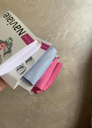 Детские колготы капроновые розовые белые голубые naviale kids