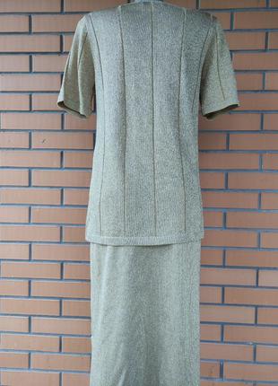 Италия chrysalis костюм трикотаж кофта юбка.9 фото