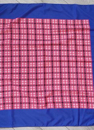 Итальянский винтажный платок alexon(77см на 78 см)