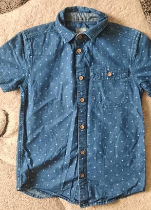 Сорочка джинсова