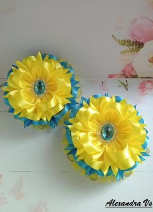 Большие пышные банты на 1 сентября