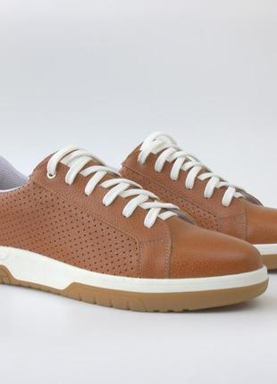 Кеды светло-коричневые кроссовки кожаные классические мужская обувь летняя rosso avangard puran browny perf
