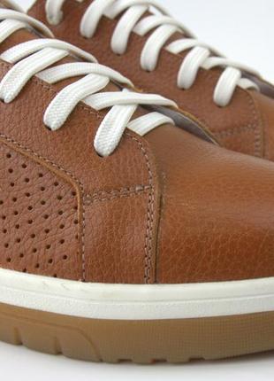 Кеды светло-коричневые кроссовки кожаные классические мужская обувь летняя rosso avangard puran browny perf6 фото