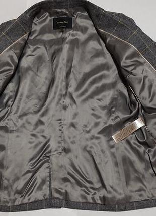 Женский пиджак massimo dutti массимо дутти eur 44 xl-2xl 50-52 шерсть5 фото