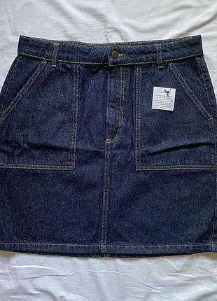 Новая джинсовая юбка мини l-xl