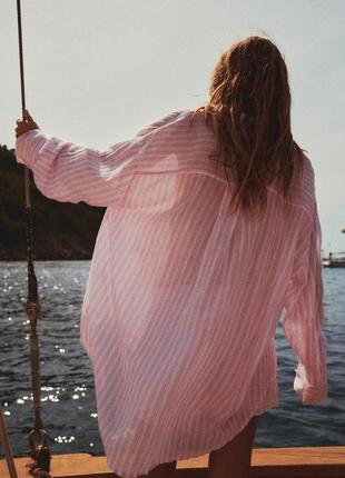 Сорочка рубашка хлопок zara2 фото