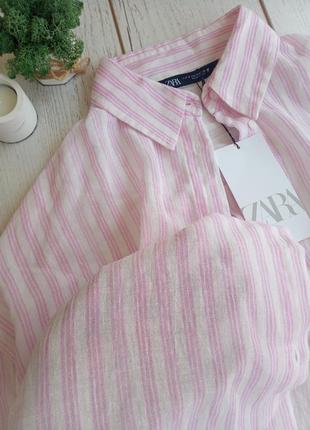 Сорочка рубашка хлопок zara9 фото