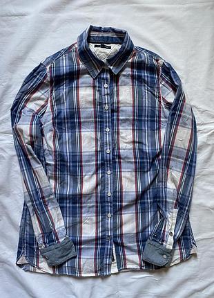 Рубашка в клетку tommy hilfiger s