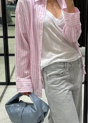 Сорочка рубашка хлопок zara5 фото