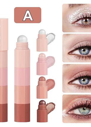 Тіні для повік dragon ranee 4 в 1 eye shadow stick multi functional a