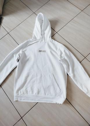 Худи белоснежный adidas