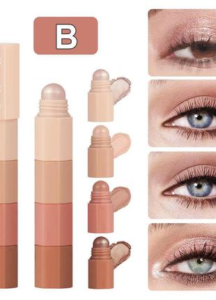 Тіні для повік dragon ranee 4 в 1 eye shadow stick multi functional b