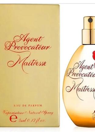 Agent provocateur maitresse парфюмированная вода женская миниатюра 5 ml
