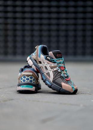Asics gel kahana 8 fl 'brown blue’, жіночі кросівки, женские кроссовки
