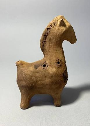 Окарина керамическая конь, лошадь, коник4 фото