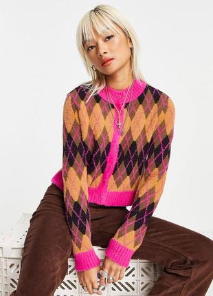 Кардиган травка, кофта на гудзиках topshop
