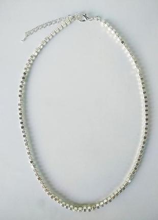 Ожерелье из натурального камня гематит