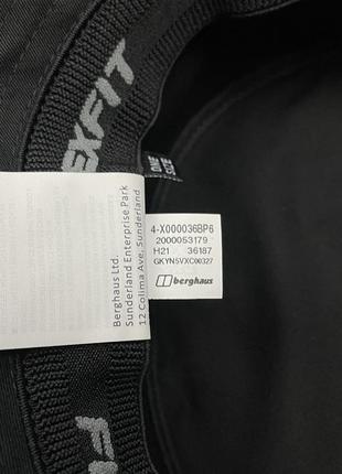 Панама berghaus recognition bucket hat чорна унісекс чоловіча жіноча панамка капелюх 4x000036bp610 фото