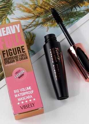 Тушь для ресниц vibely 4d volume eyelash mascara с эффектом удлинения 13 мл