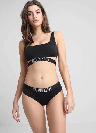 Купальник роздільний чорний calvin klein l р.1 фото