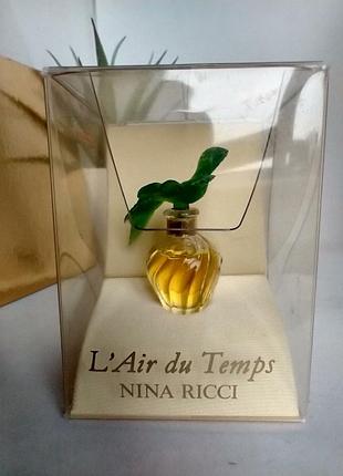 L'air du temps nina ricci вінтажна мініатюра parfum/чисті парфуми 2.5 мл