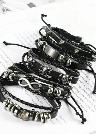 Набор мужских браслетов2 фото