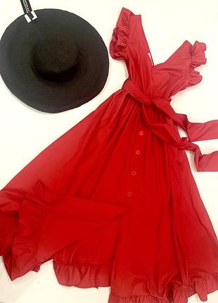 Красное платье бренда timiami , италия