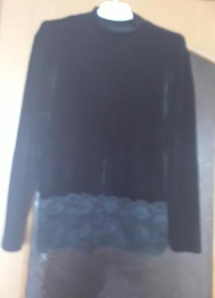 Водолазка-гольф велюр новая