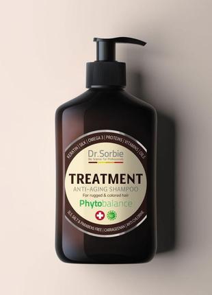 Терапевтичний шампунь treatment dr.sorbie active therapy smampoo 400 ml,1l
